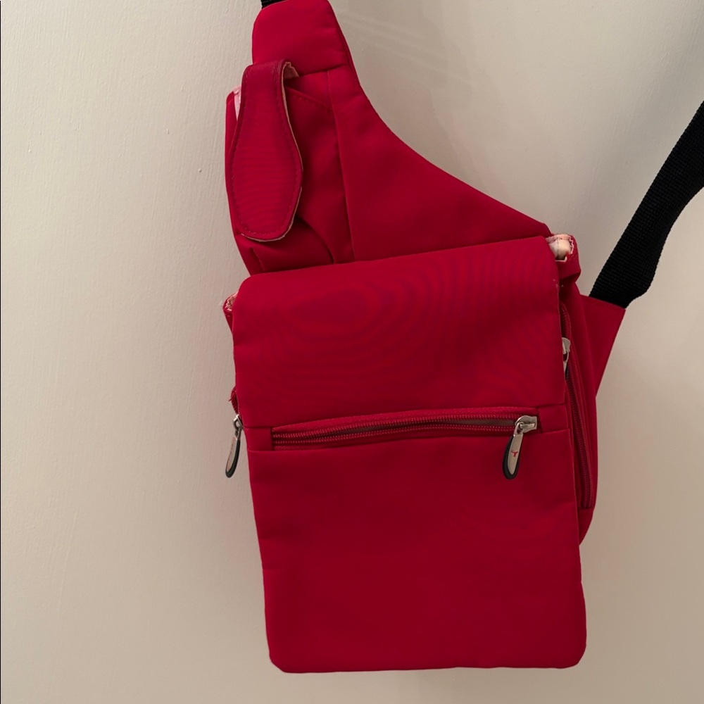 Red Crossbody Sling Bag